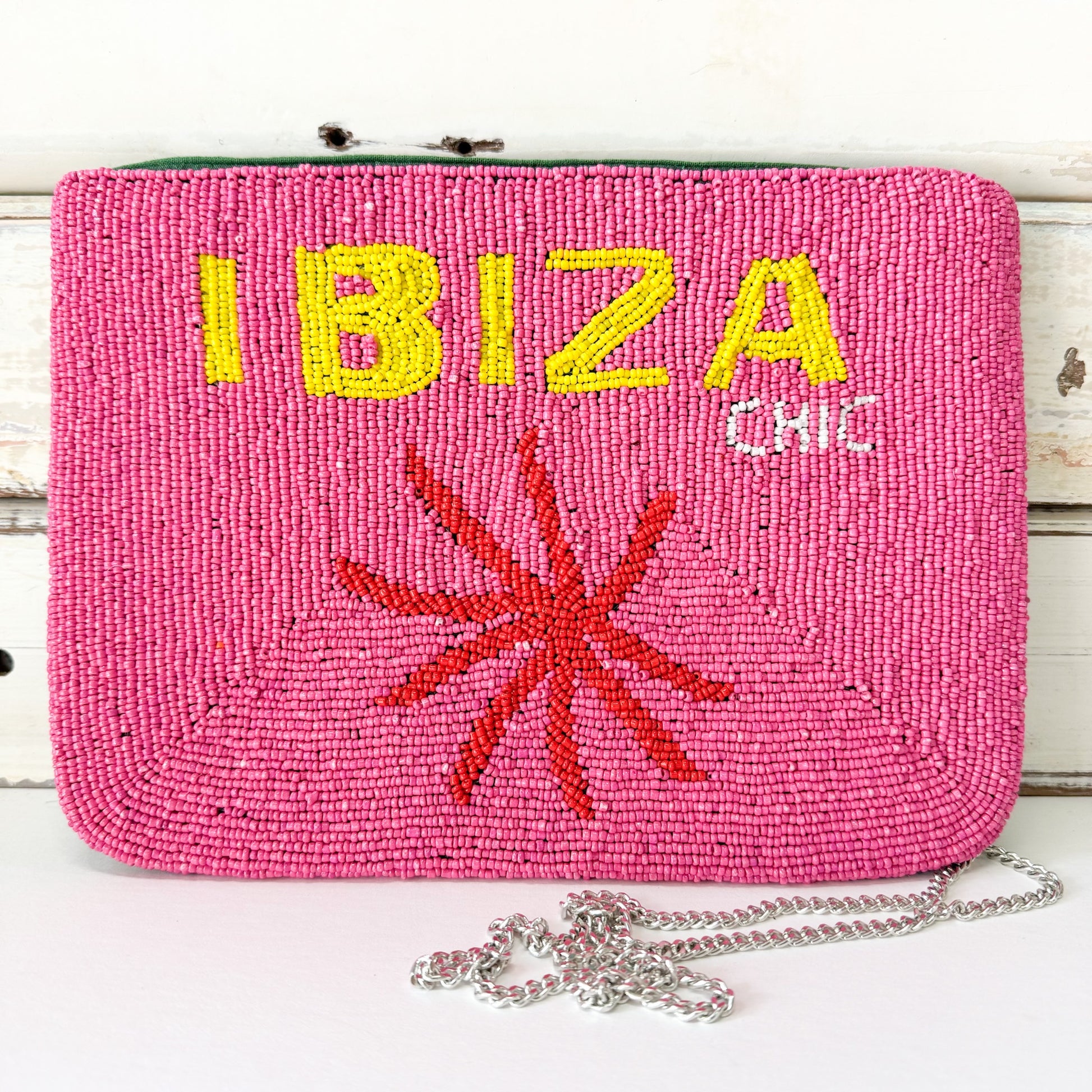 ZODA Ibiza Beaded Clutch Bag