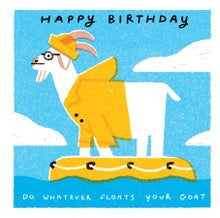 Do What Floats Your Goat Card