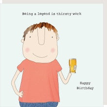 Thirsty Work Card