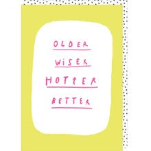 Hotter Card
