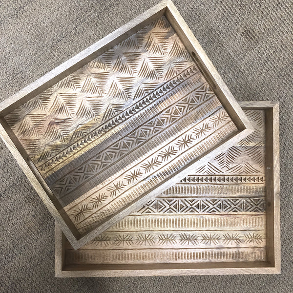 Aztec Mangowood Tray - Large - WAS $79.95