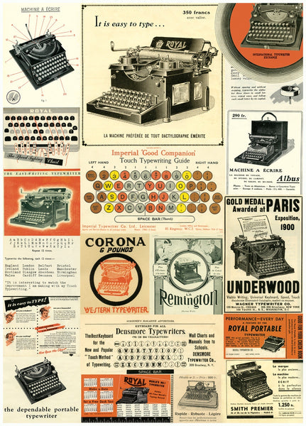 Vintage Typewriter Paper