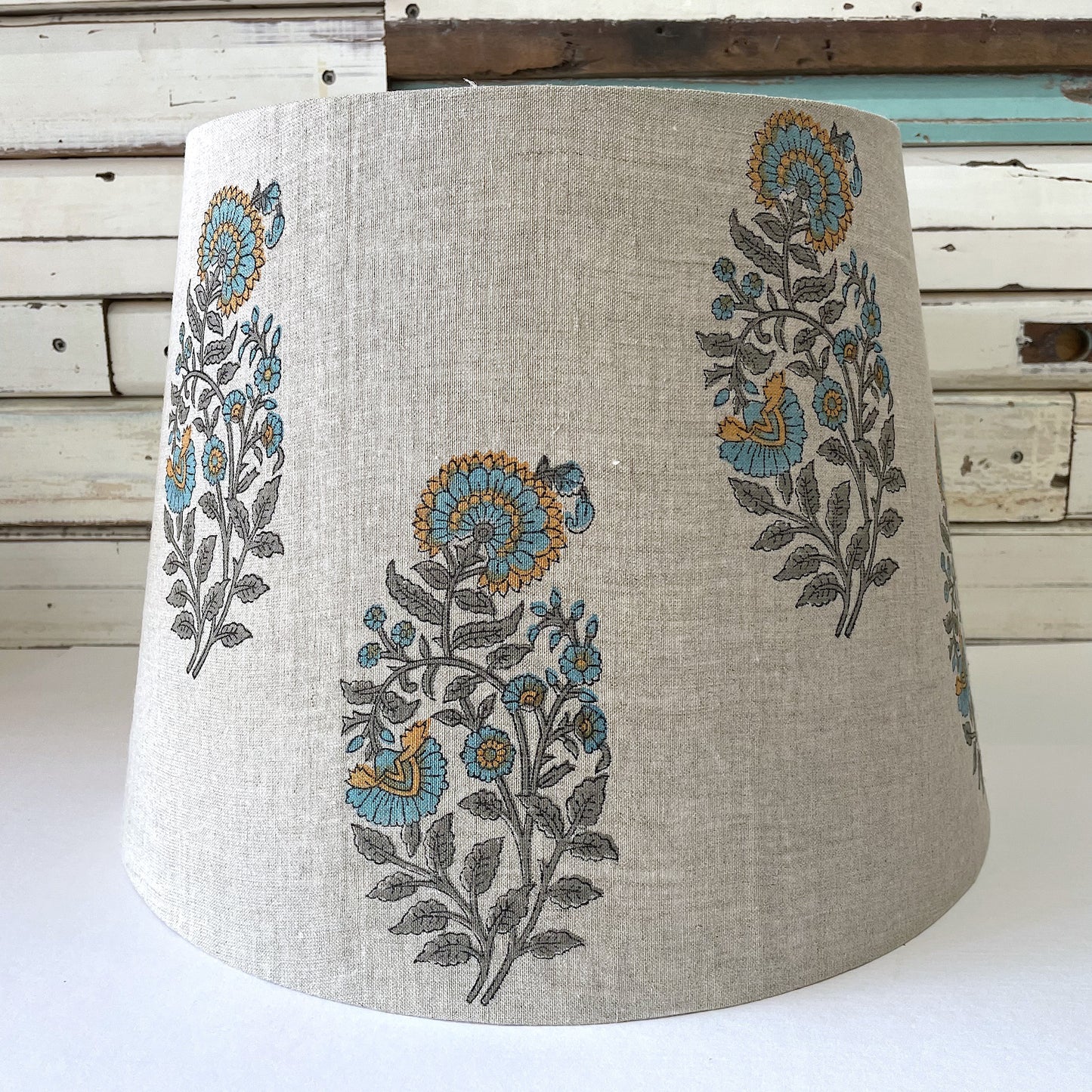 Tapered Blue Poppy Shade