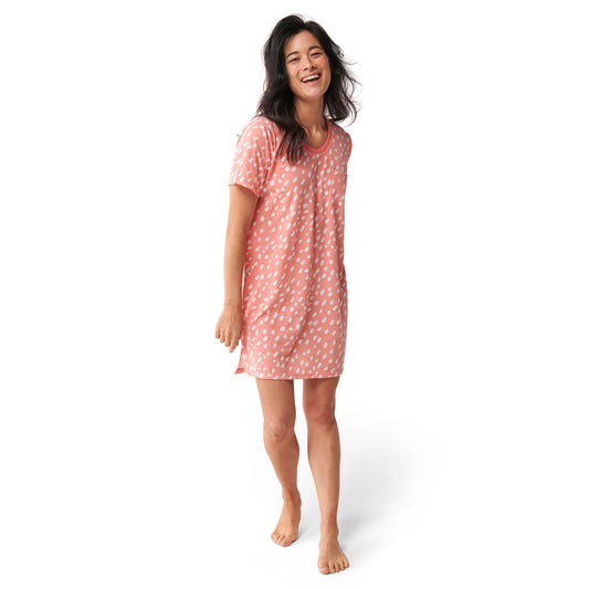 Speckle Short Sleeve Nightie - 70%off NOW $17.70