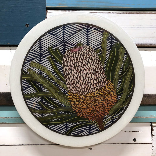 Roundy Woodblock - Banksia Hookeriana