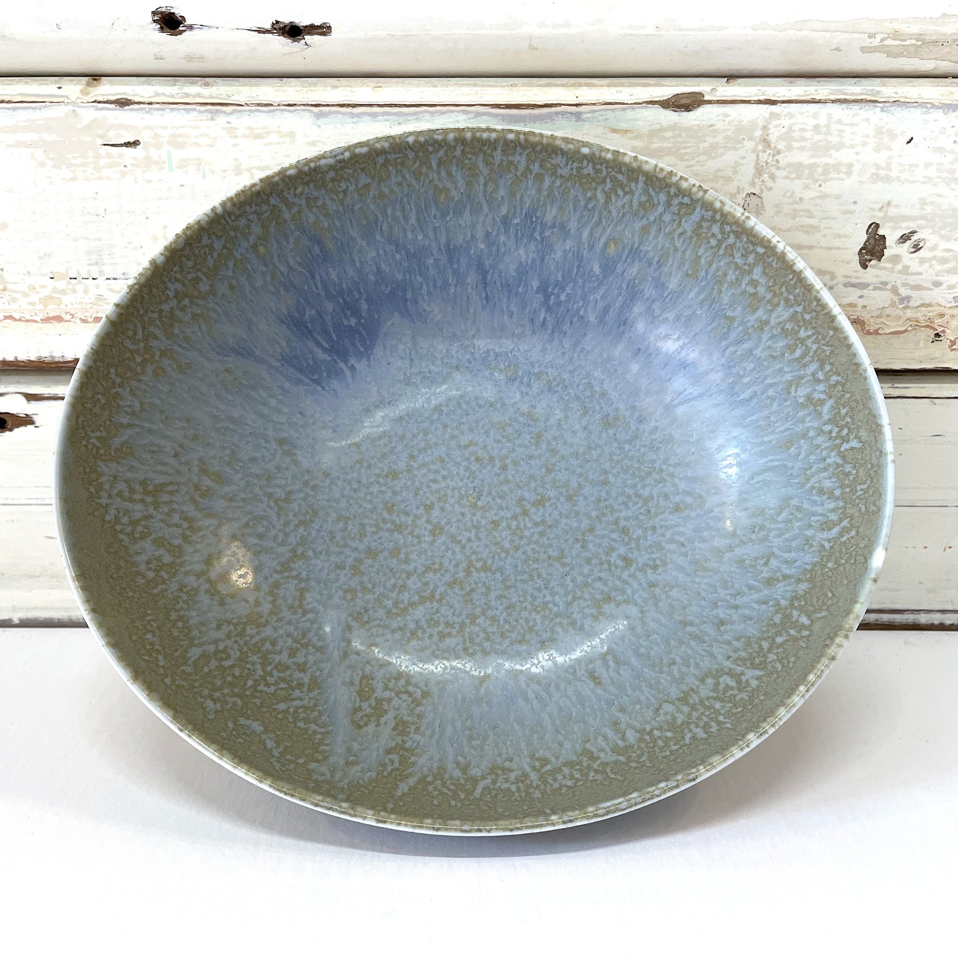 CONCEPT JAPAN Wabisabi Blue Grey Oval Bowl