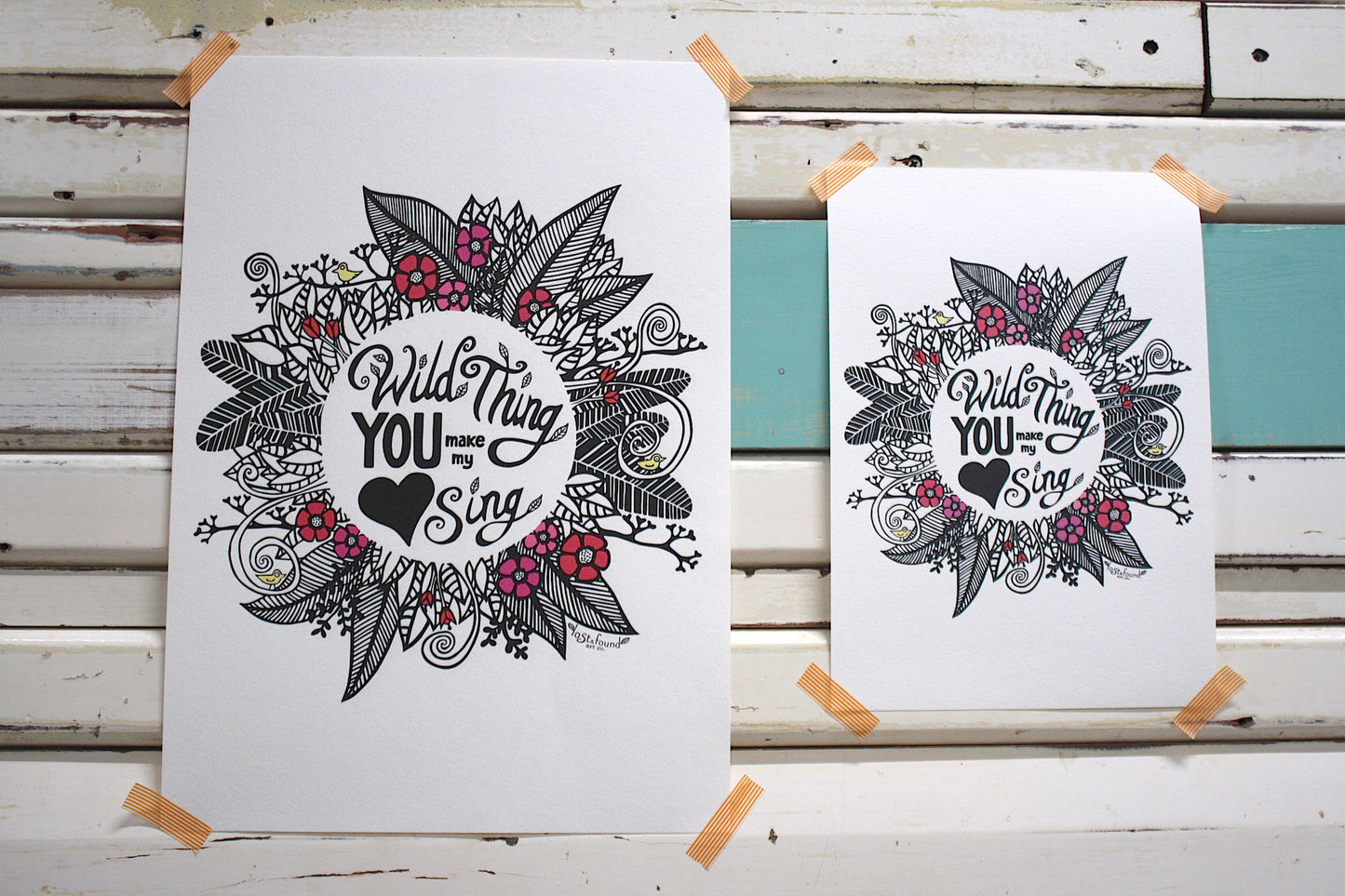Wild Thing Mandala A3 Print