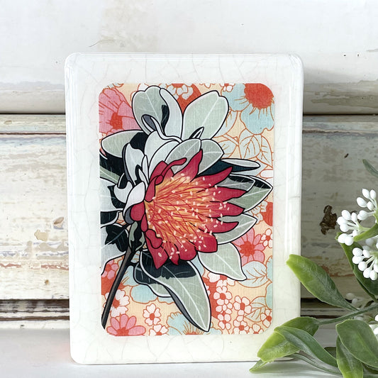 Mini Woodblock - Murchison Rose