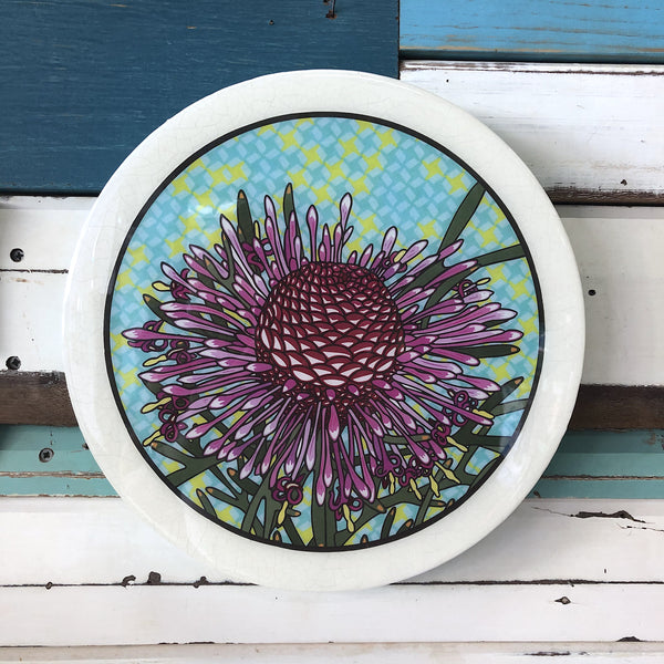 Roundy Woodblock - Rose Coneflower