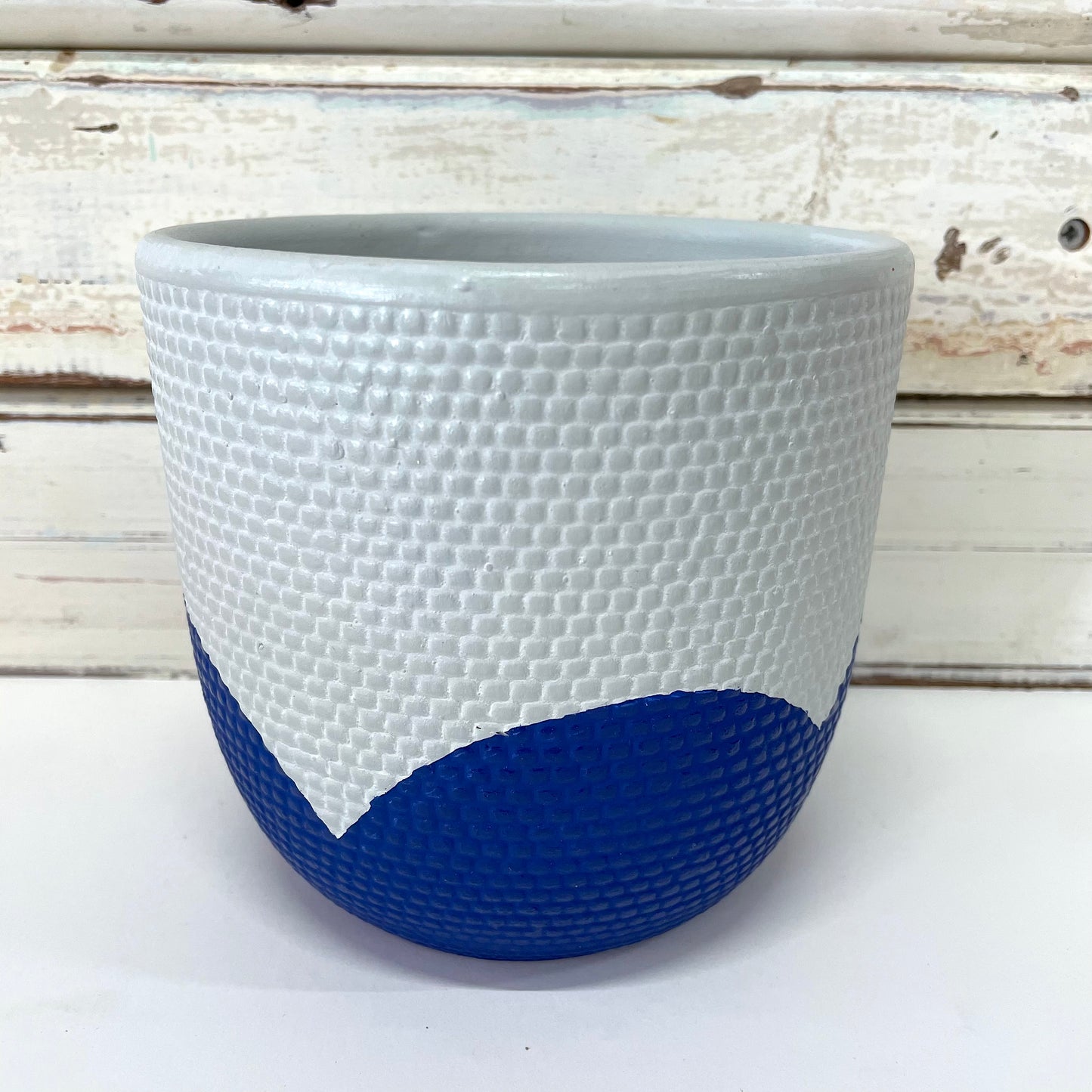 Petal Pot - Navy Flannel