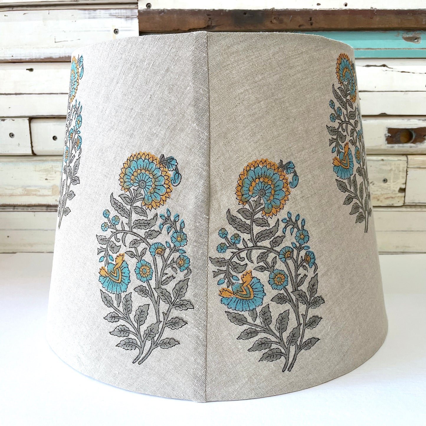 Tapered Blue Poppy Shade