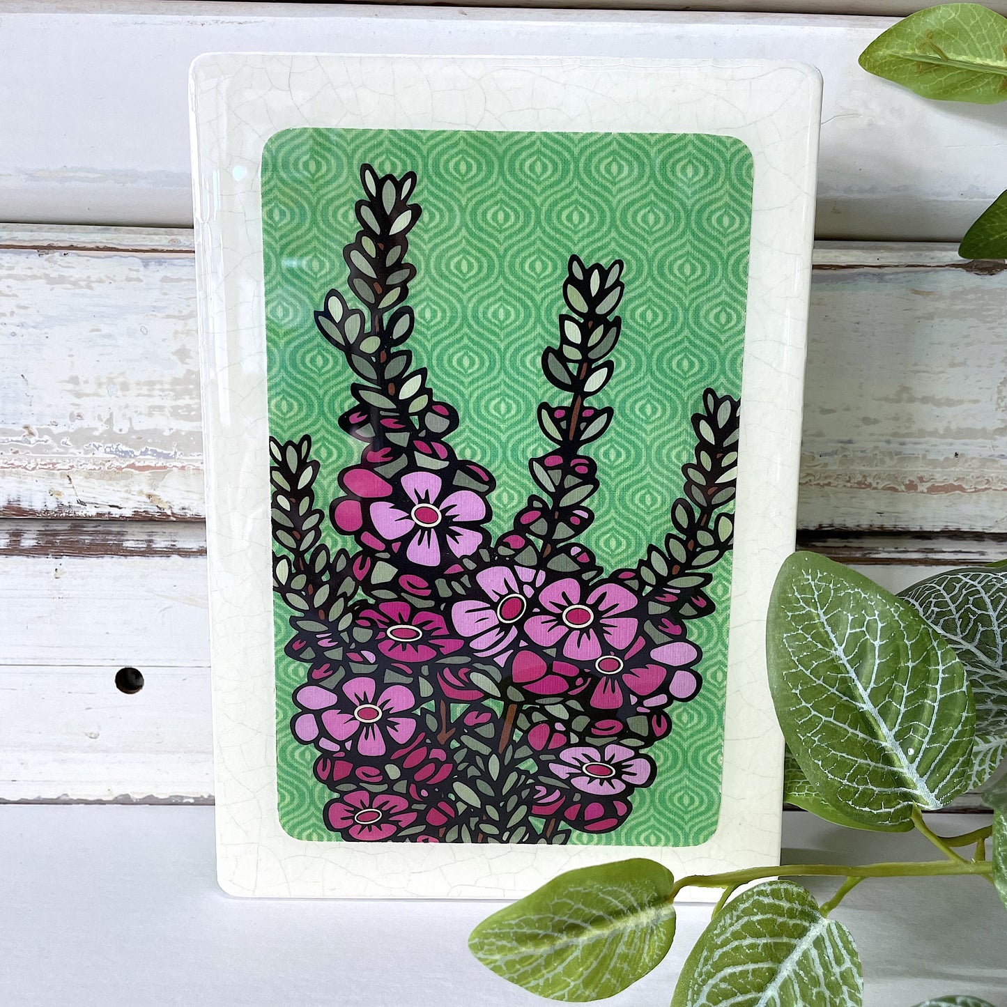 Medi Woodblock - Geraldton Wax