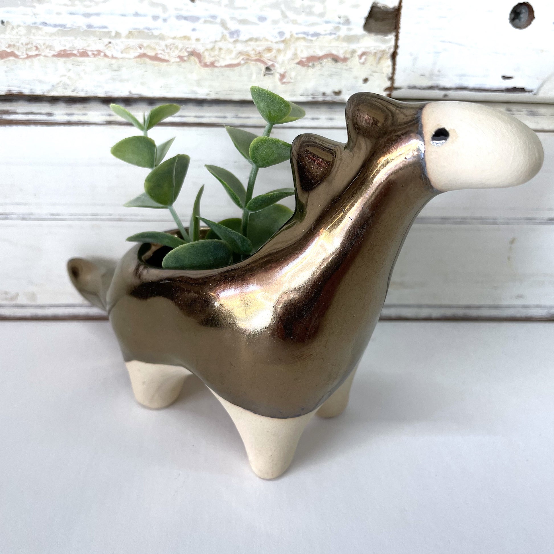 JONES AND CO MINI DINOSAUR PLANTER