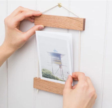 Card Frame - Blonde Hardwood