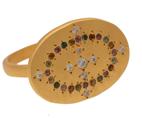 Tourmaline Cleopatra Ring
