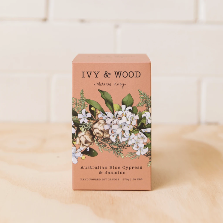Australian Blue Cypress & Jasmine Candle