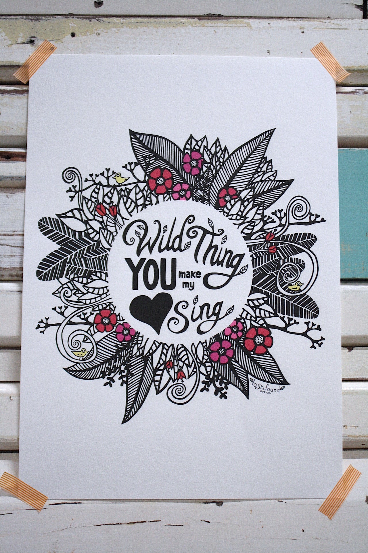 Wild Thing Mandala A3 Print